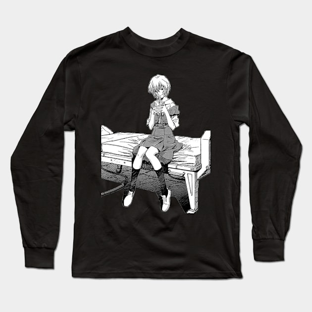 Rei Sitting Long Sleeve T-Shirt by KokoroPopShop